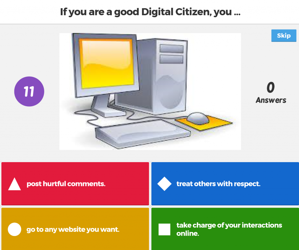 Digital Citizenship with Kahoot!
